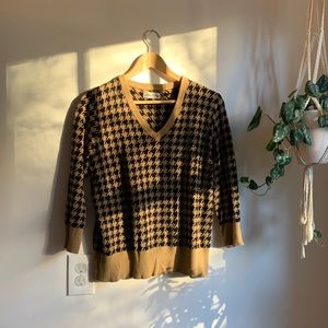Houndstooth sweater
